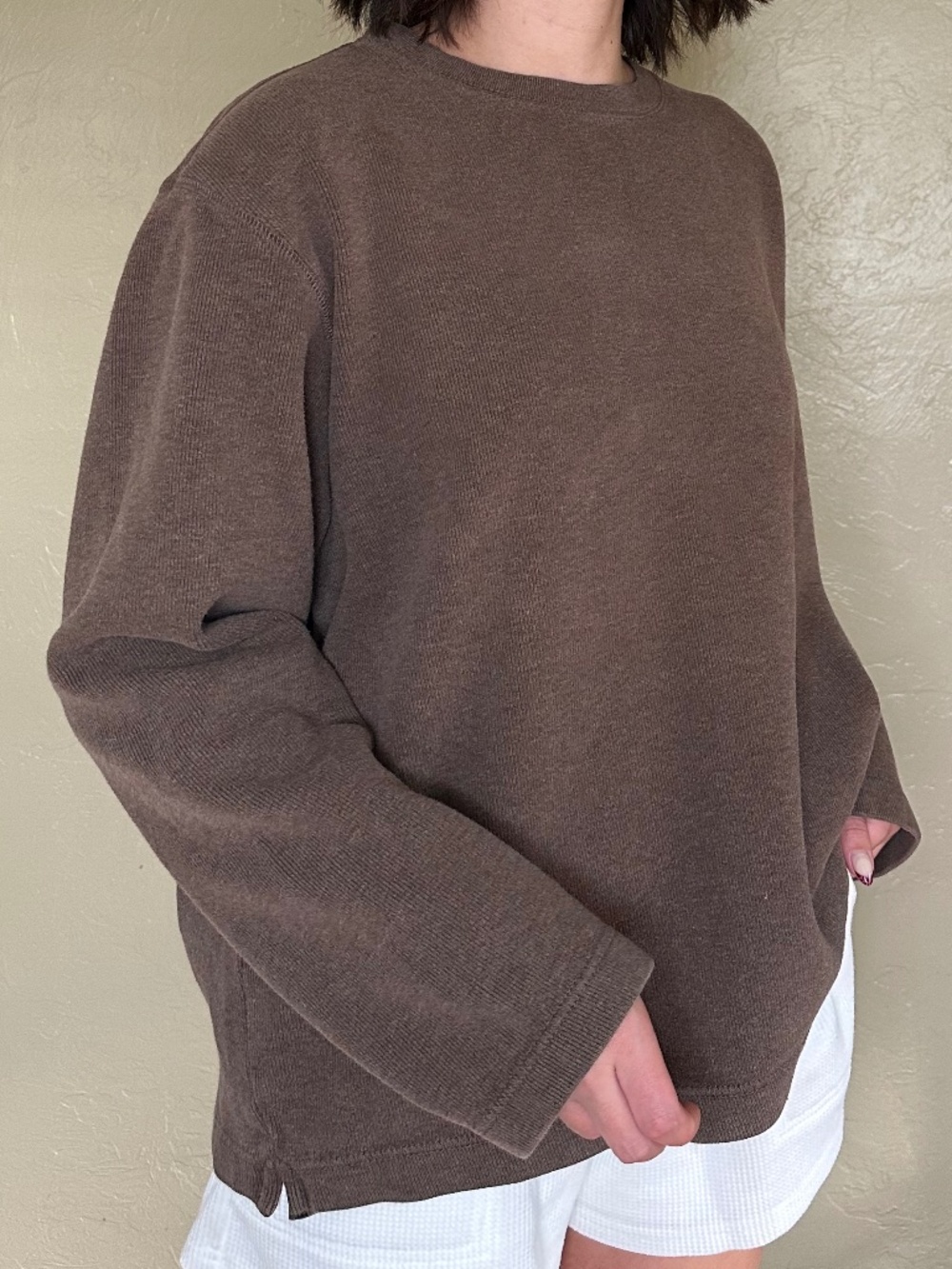 GAP Brown Crew Neck Sweater Size L